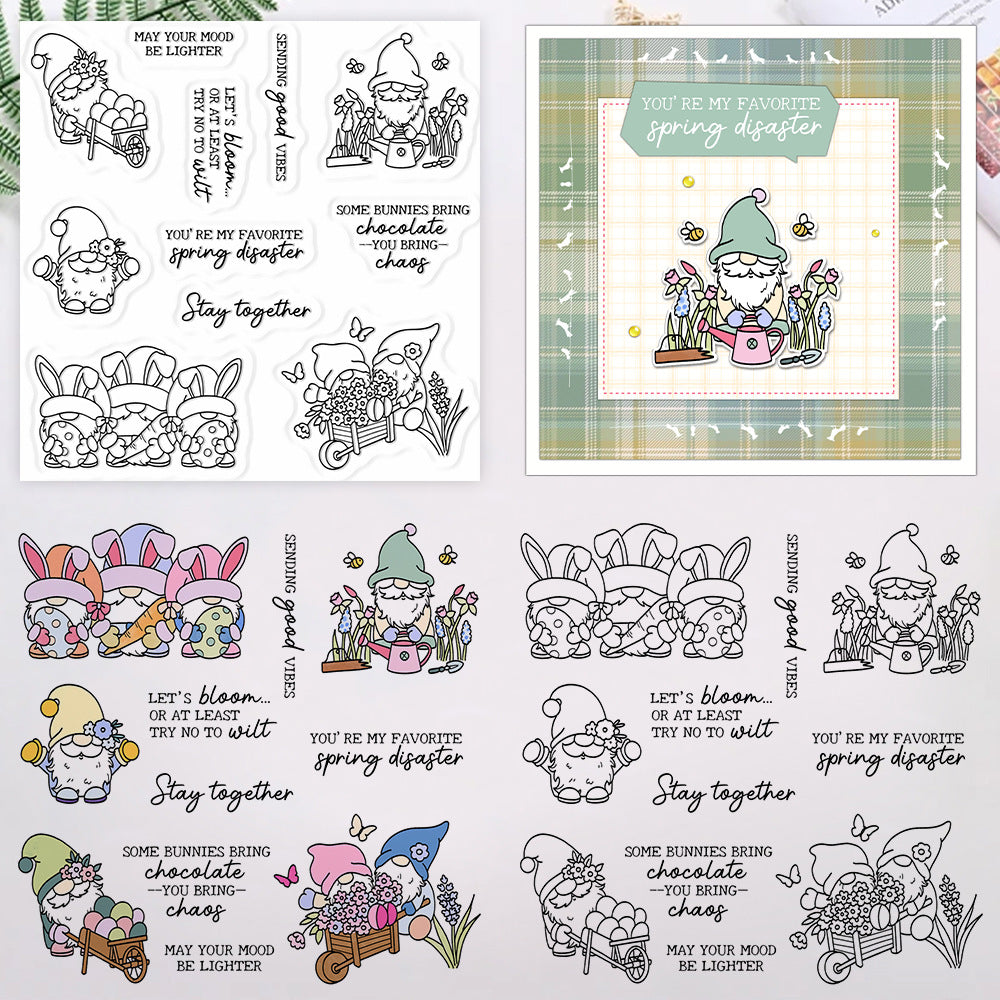 Easter Gnomes Clear Stamps