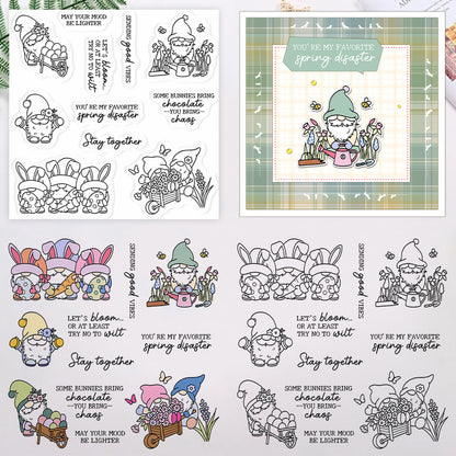 Easter Gnomes Clear Stamps