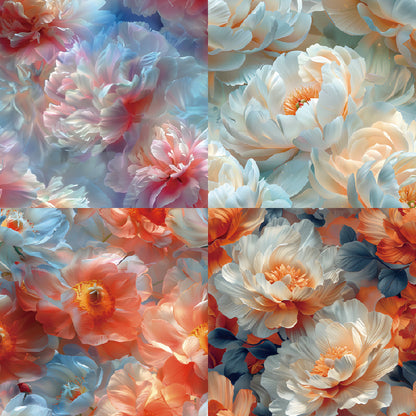 24PCS 6" Blossom Hues Scrapbook Paper & Cardstock