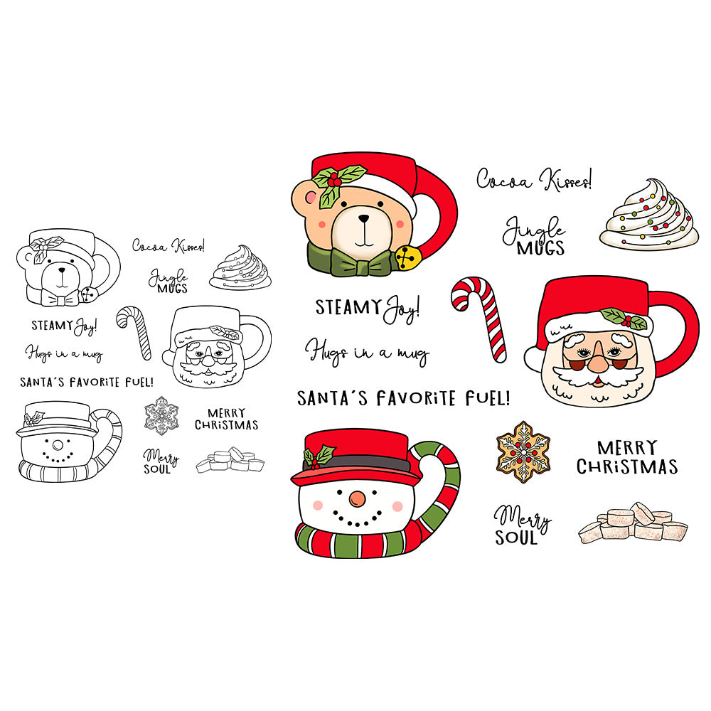 Christmas Mug Dies & Stamps Set