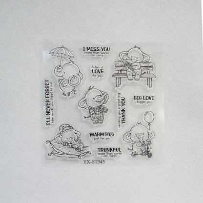 Birthday Animals Dies & Stamps Set