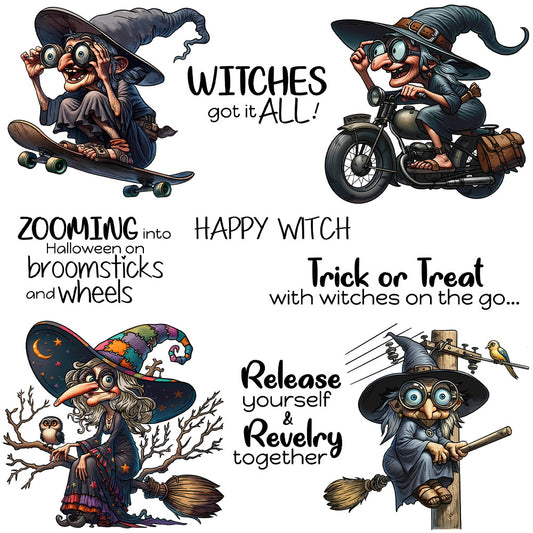 Halloween Witch Dies & Stamps Set