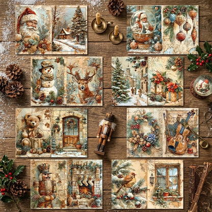A5 Christmas Series Journal Scrapbook Paper