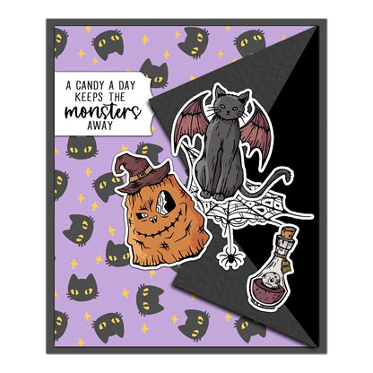 Halloween Series Dies & Stamps Set