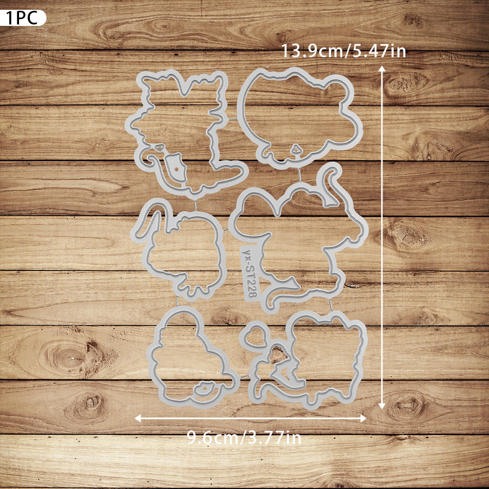 Valentine's Day Mouse Dies & Stamps Set