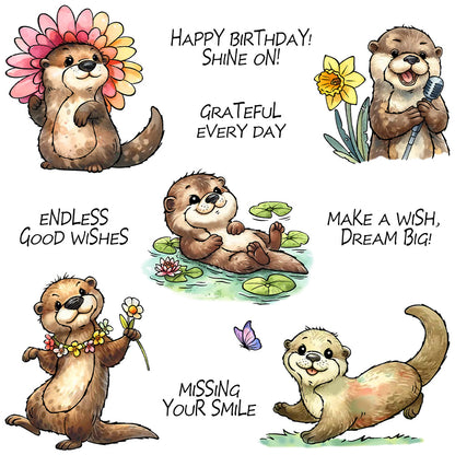 Baby Otter Clear Stamps