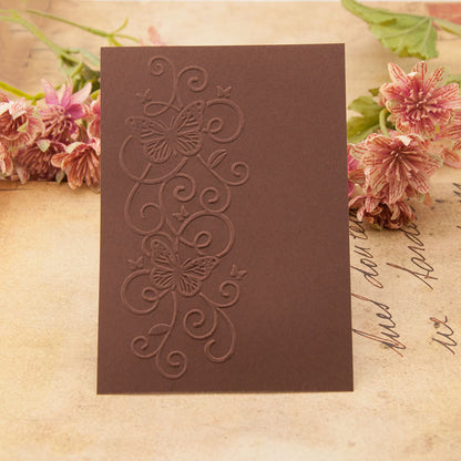 Butterfly Pattern Plastic Embossing Folder