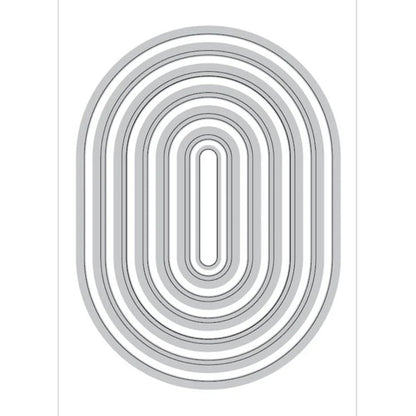 Oval Border Metal Cutting Dies