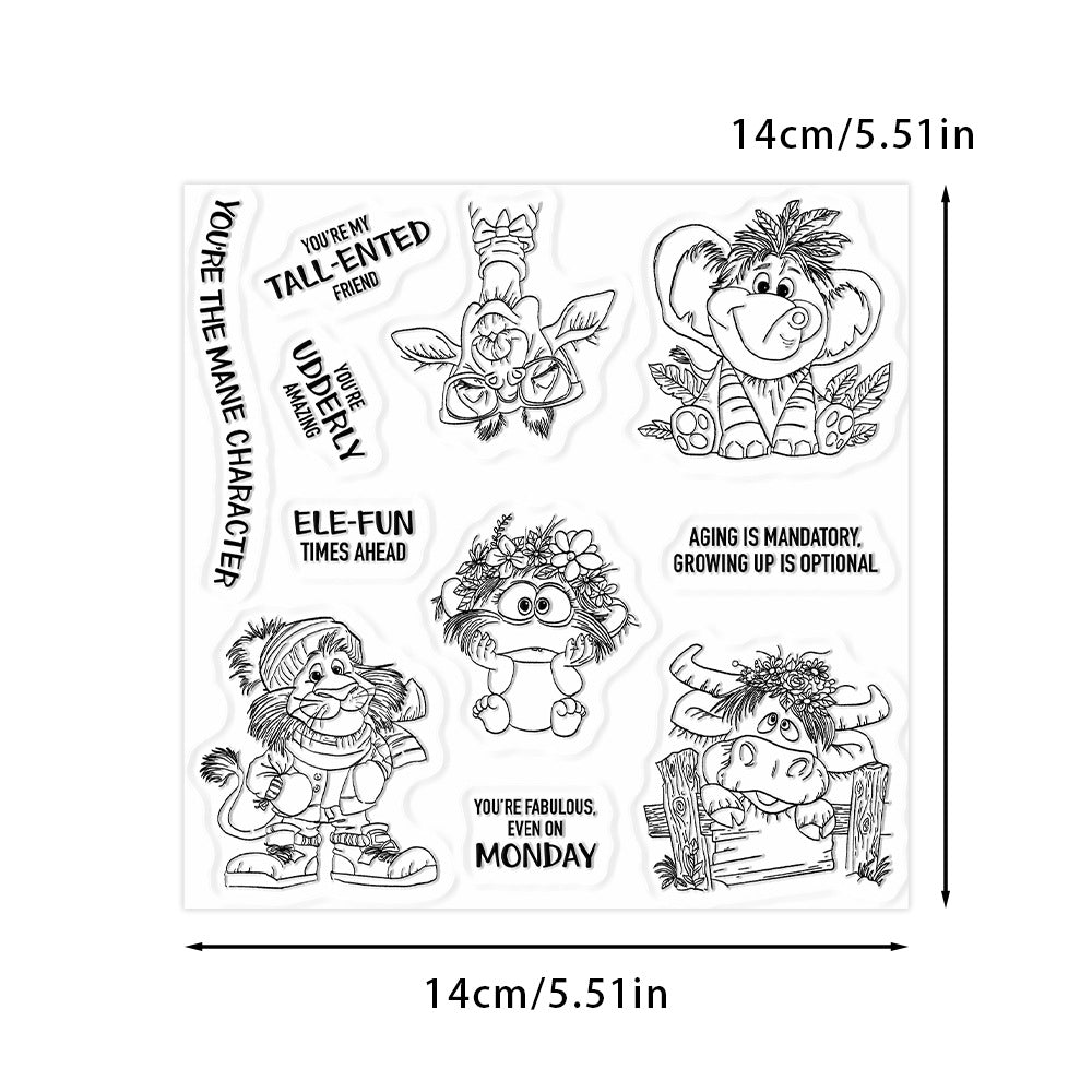 Cute Animals Clear Stamps
