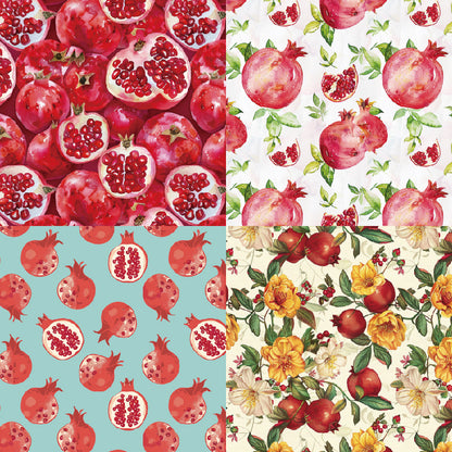 24PCS 6" Fruity Scrapbook Paper & Cardstock
