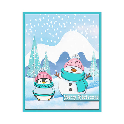 Winter Snowman Metal Cutting Dies