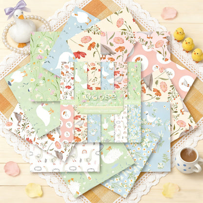 24PCS 6" Goose Scrapbook Paper & Cardstock