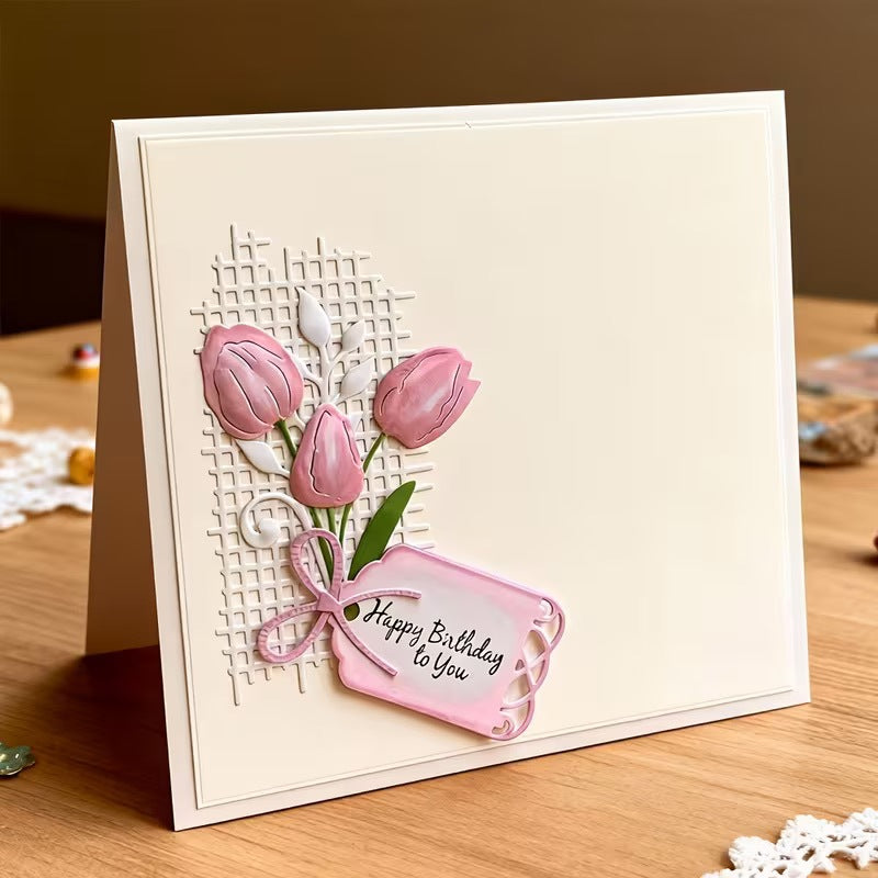 Tulip Decorations Metal Cutting Dies