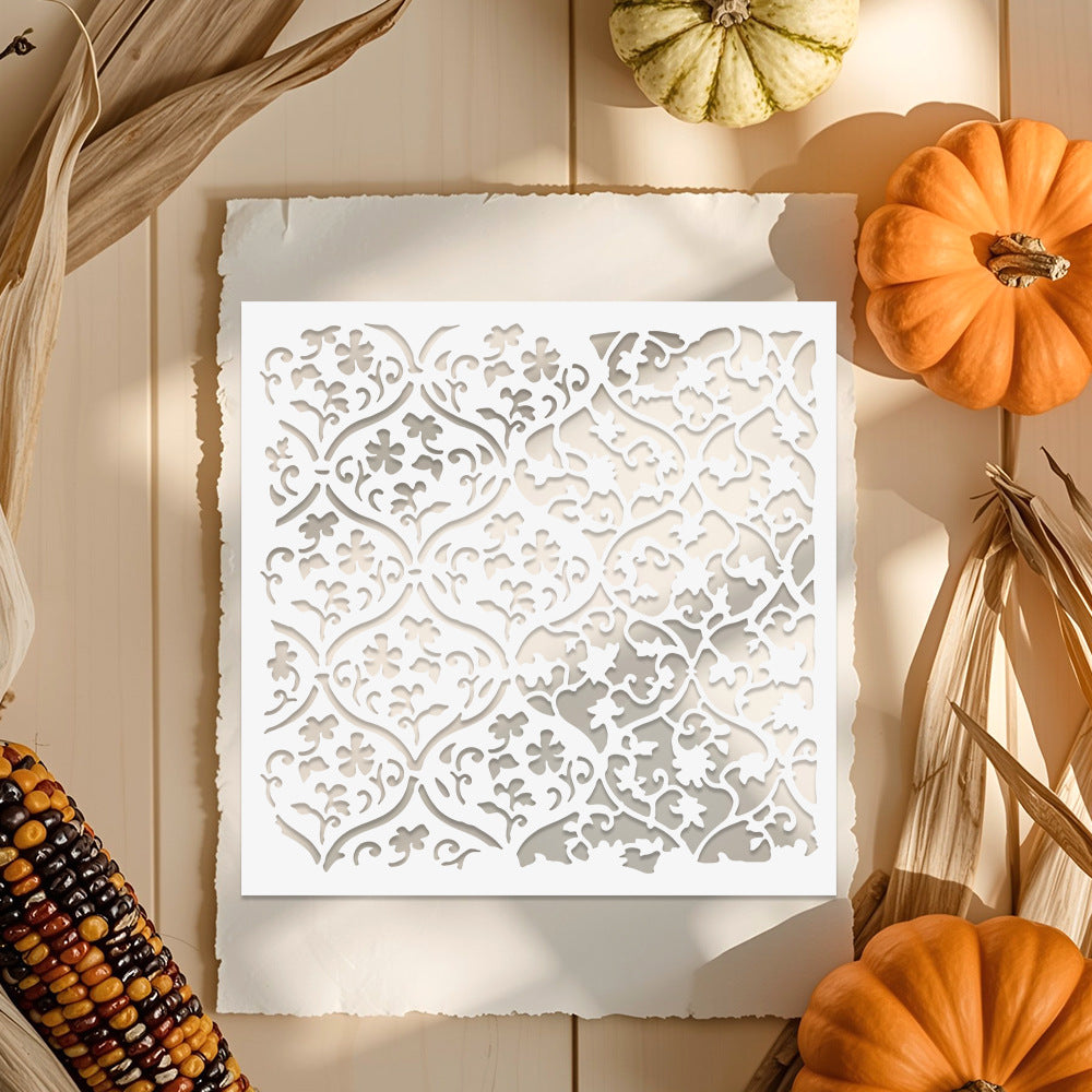 Small Flowers DIY Painting Hollow Stencil