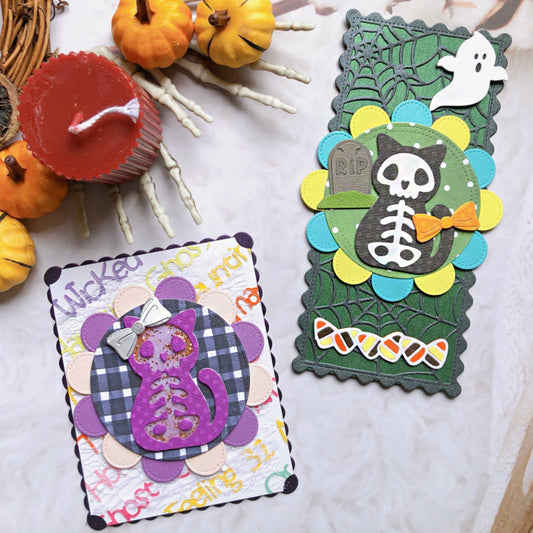 Skull Cat Metal Cutting Dies