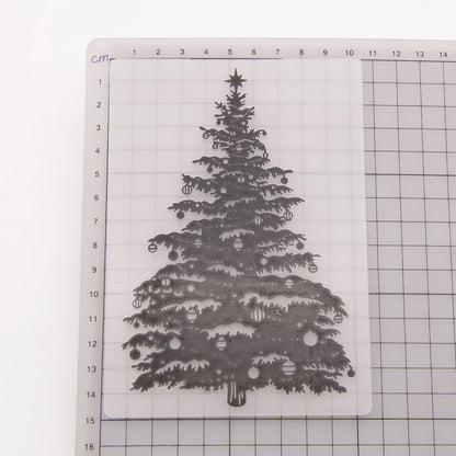 Christmas Tree Embossing Folder