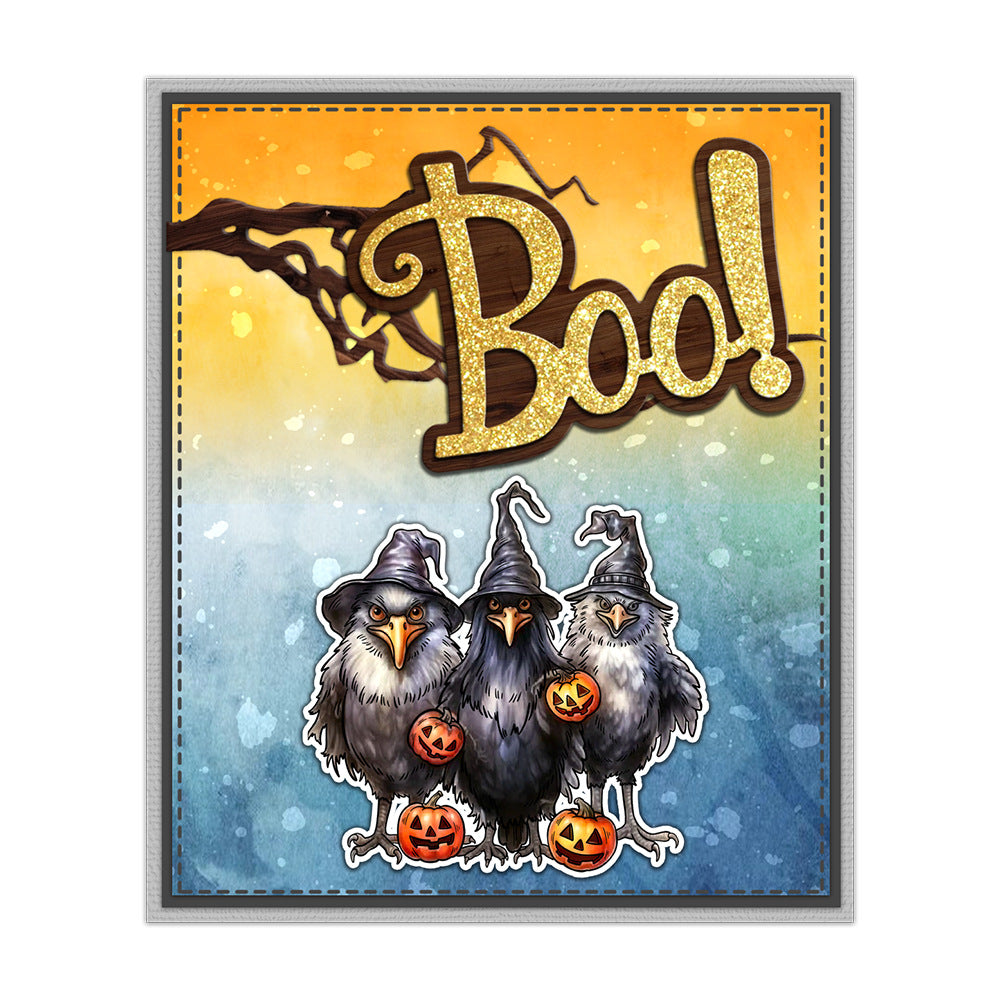 "BOO" Words Metal Cutting Dies