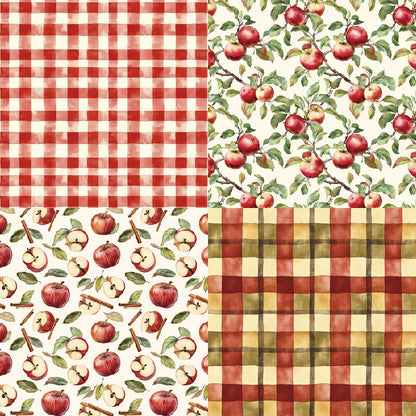 24PCS 6" Basket Scrapbook Paper & Cardstock