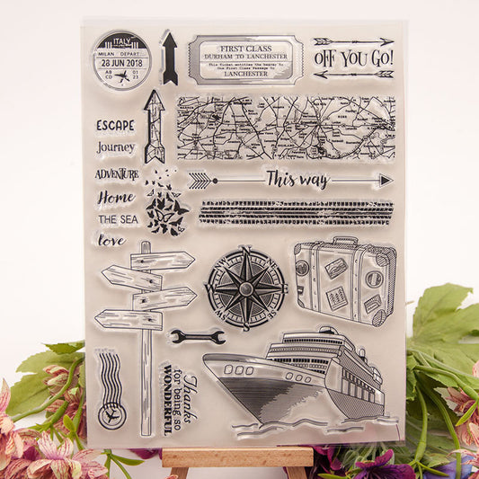 DIY Scrapbook Album Diary Clear Stamps