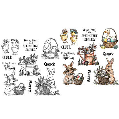 Easter Theme Clear Stamps