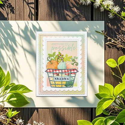 A Basket Of Pumpkins Metal Cutting Dies