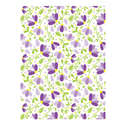 5 PCS Little Flowers Pattern DIY Painting Hollow Stencil