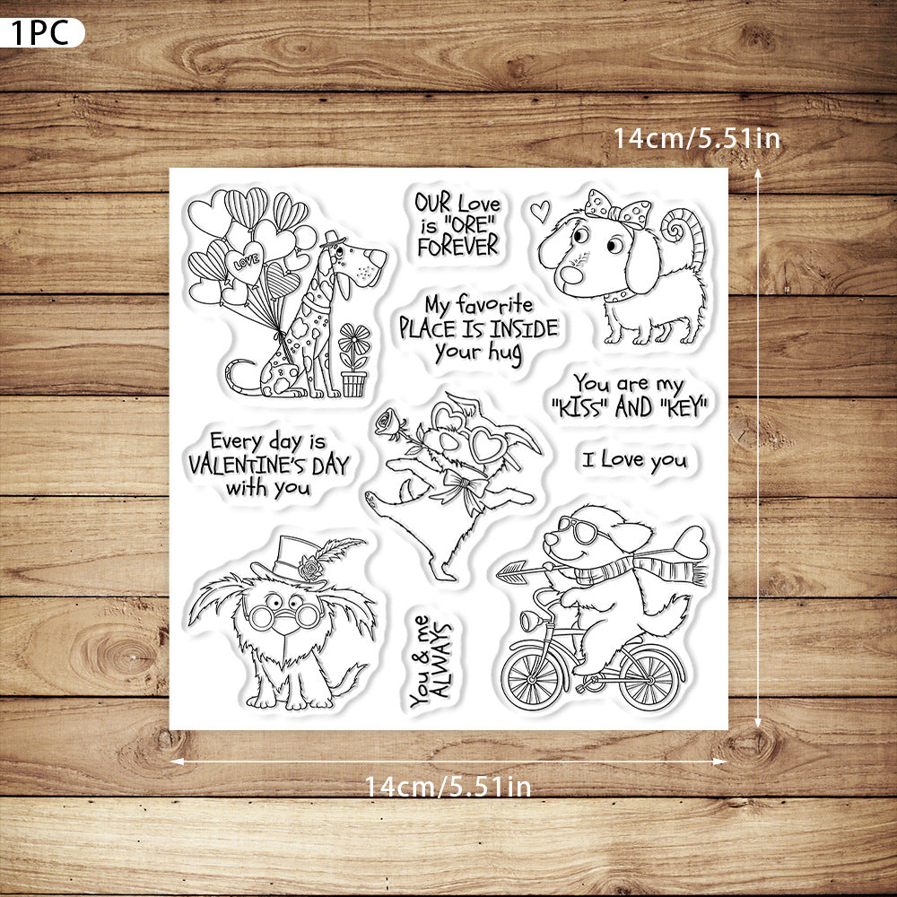 Valentine's Day Dog Dies & Stamps Set