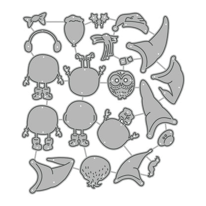 Christmas Gnomes Metal Cutting Dies