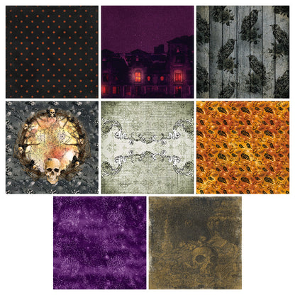 24PCS 6" Halloween Theme Scrapbook Paper & Cardstock
