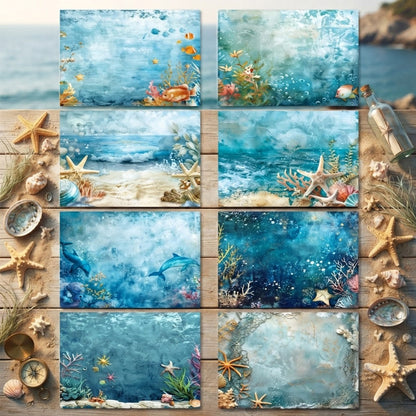 A5 Underwater Series Journal Scrapbook Paper