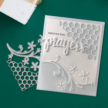 Honeycomb Floral Metal Cutting Dies