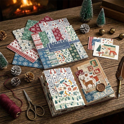 24PCS 6" Christmas Scrapbook Paper & Cardstock