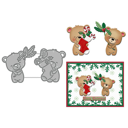 Christmas Bear Metal Cutting Dies