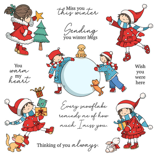 Winter Joy Dies & Stamps Set