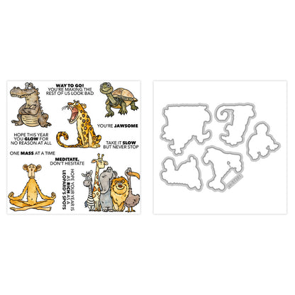 Animal World Dies & Stamps Set