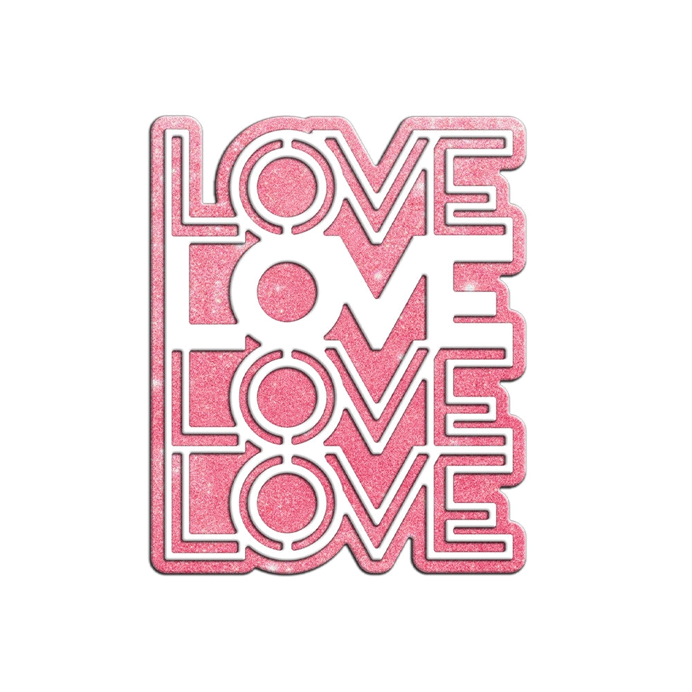 Valentine's Day "Love" Metal Cutting Dies