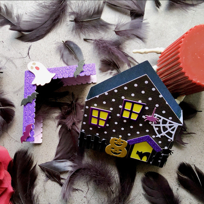 Halloween Haunted House Box Metal Cutting Dies