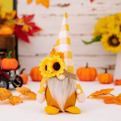 Thanksgiving Gnome Plush Doll Ornaments