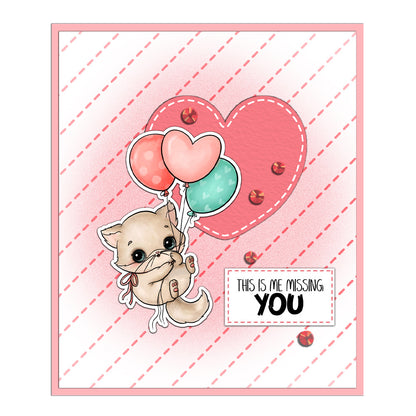 Valentine's Day Animals Clear Stamps