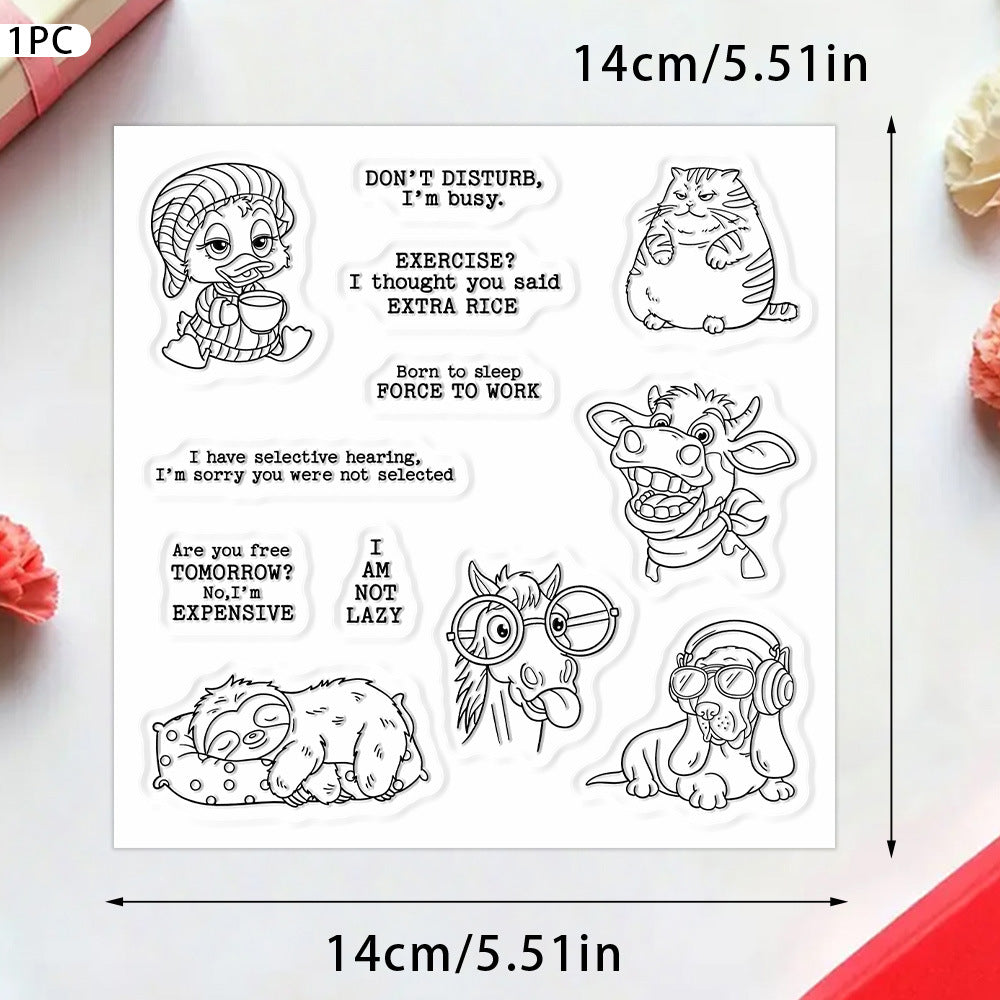 Funny Animals Dies & Stamps Set