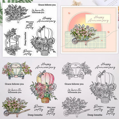 Floral Elements Clear Stamps