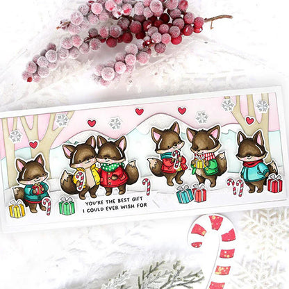Christmas Animals Dies & Stamps Set