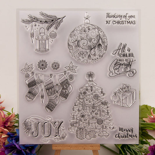 Christmas Theme Clear Stamps