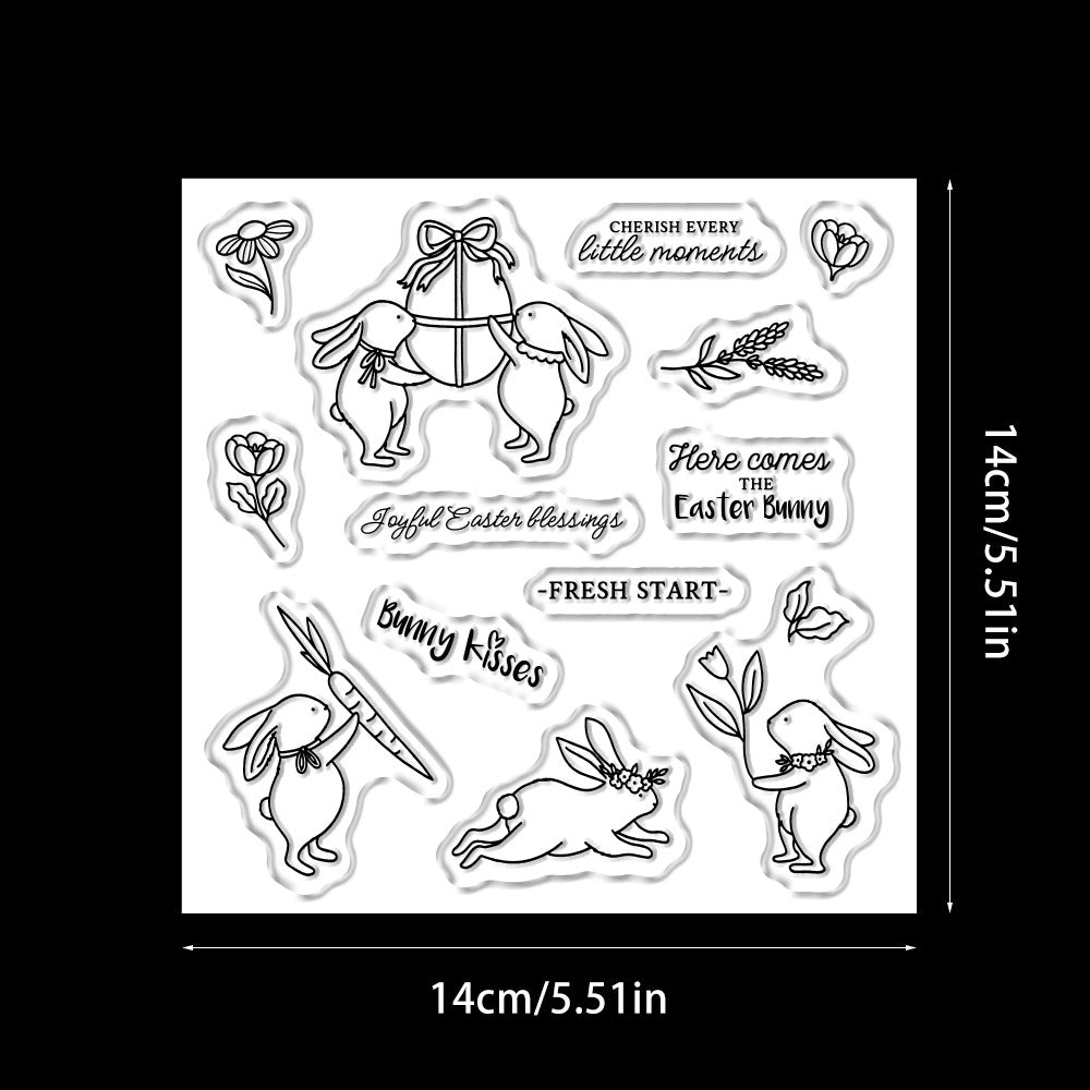 Easter Bunny Dies & Stamps Set