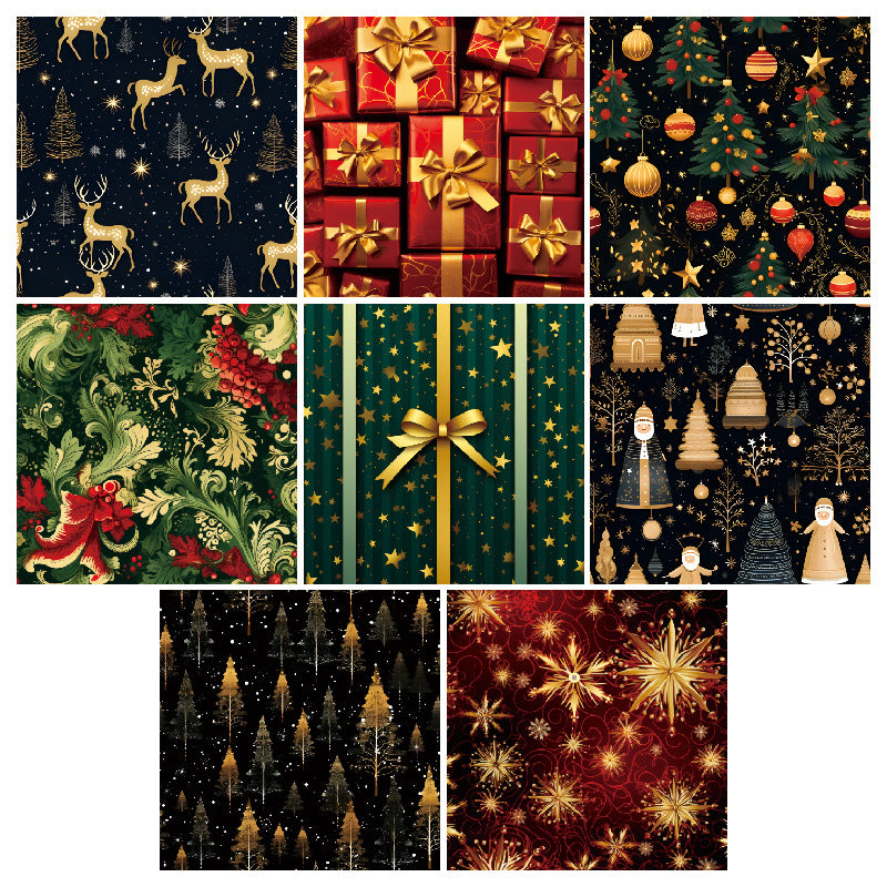 24PCS 6" Festival Theme Scrapbook Paper & Cardstock