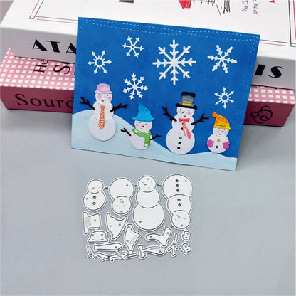 Winter Snowman Metal Cutting Dies