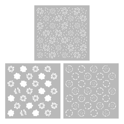3D Donut DIY Painting Hollow Stencil
