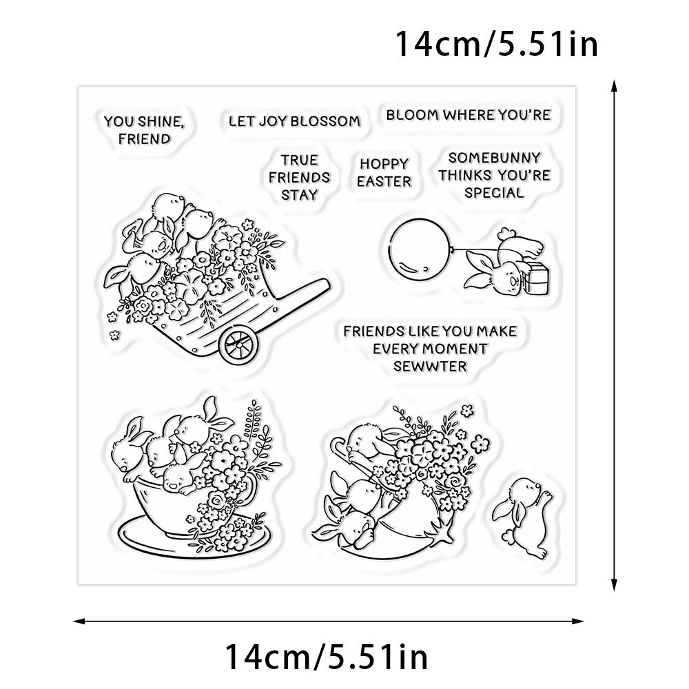 Easter Bunny Clear Stamps