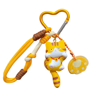 Cute Vitality Cat Doll Keychain