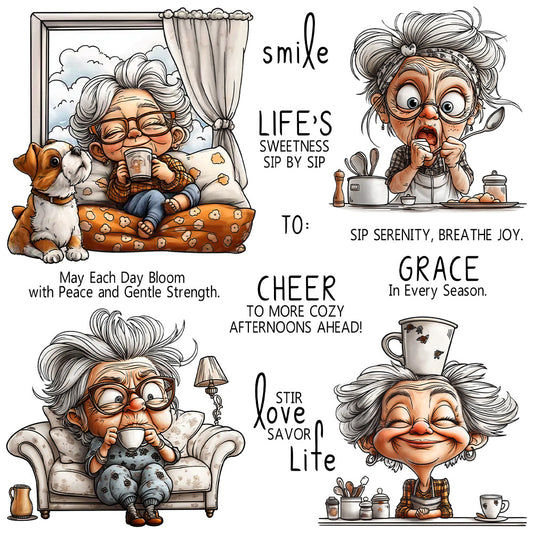 Grandma's Daily Life Dies & Stamps Set